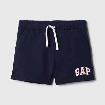 Шорты из французского трикотажа с логотипом Gap, синий