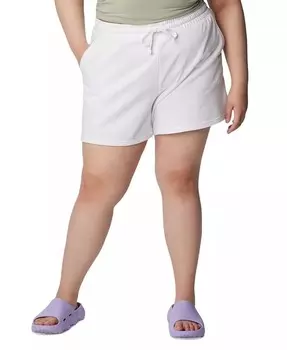 Шорты из френч терри Trek больших размеров Columbia, белый