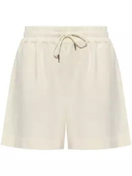 Шорты из хлопка Moncler, нейтральный
