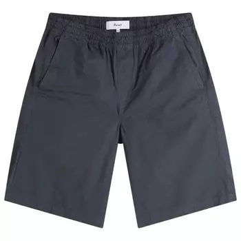 Шорты из хлопка рипстоп Palmes, черный