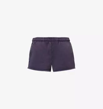 Шорты из хлопкового джерси с микрозавязками Entire Studios, черный