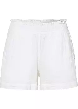 Шорты из хлопкового муслина Bpc Bonprix Collection, белый