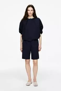 Шорты из хлопкового поплина Arket, синий