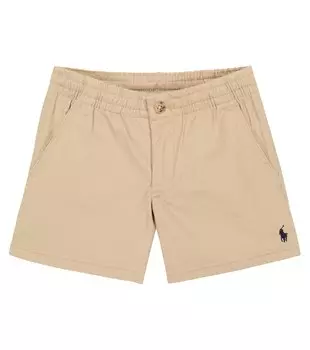 Шорты из хлопкового твила Polo Ralph Lauren, коричневый
