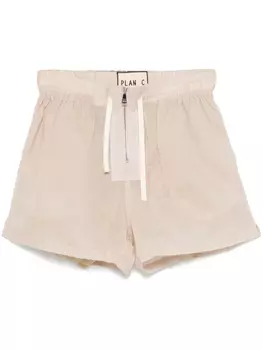 Шорты из хлопковой органзы Plan C, нейтральный