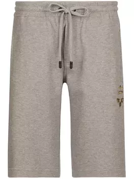 Шорты из хлопковой смеси Dolce & Gabbana, серый