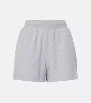 Шорты из хлопковой смеси Low Key Alo Yoga, Athletic Heather Grey