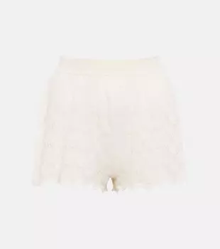 Шорты из кашемира и шелка LORO PIANA, бежевый