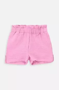 Шорты из крокодиловой шерсти для мальчиков и девочек Coccodrillo, розовый