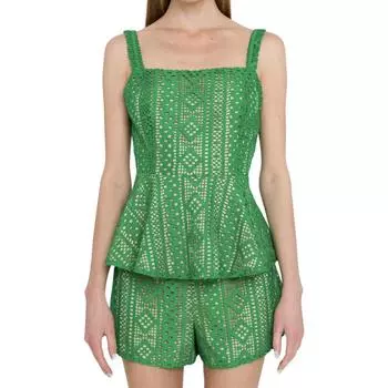 Шорты из кружева по всей поверхности зеленого цвета endless rose