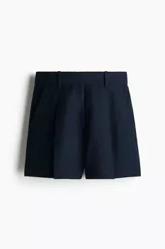 Шорты из льняной смеси H&M, синий
