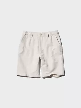 Шорты из льняной смеси Uniqlo, цвет 30 бежевый
