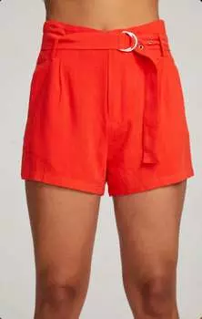 Шорты из люрекса и букле In Flame Chaser