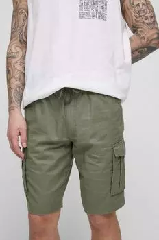 Шорты из медицинского льна Medicine, зеленый