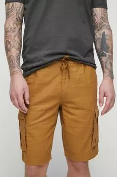 Шорты из медицинского льна Medicine, желтый