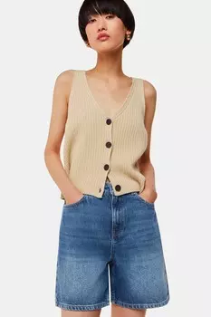 Шорты из настоящего денима Whistles, синий