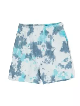 Шорты из органического хлопка с принтом тай-дай Molo, синий