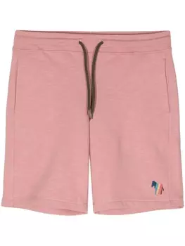 Шорты из органического хлопка с вышитым логотипом PS Paul Smith, розовые
