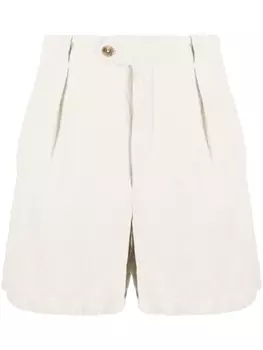 Шорты из органического хлопка с завышенной талией Closed, бежевый