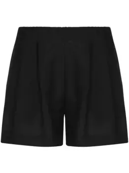 Шорты из органического льна Asceno, черный