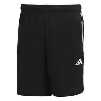 Шорты из пике adidas 3 Stripes Essentials, черный/черный/белый