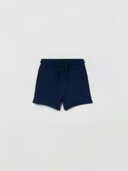 Шорты из пике с кулиской Fagottino, цвет dark blue