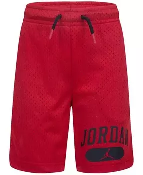 Шорты из полиэтиленовой сетки для маленьких мальчиков Jordan, черный