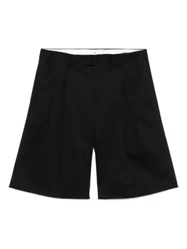 Шорты из поплина A Paper Kid, черный