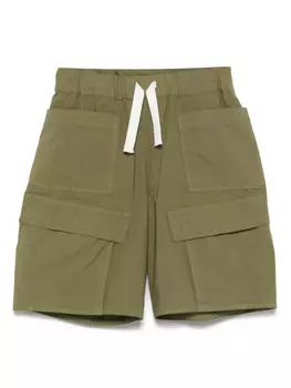 Шорты из поплина Aspesi Kids, зеленый