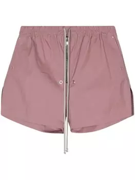 Шорты из поплина Rick Owens Bela Boxers, розовый