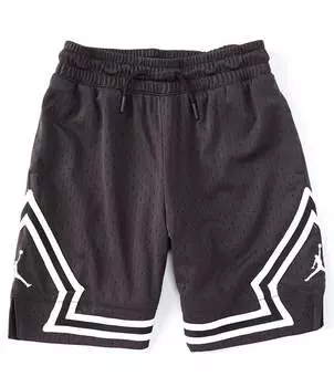 Шорты из сетки Jordan Big Boys 8-20 Jumpman Air Diamond Active, черный