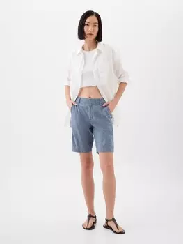 Шорты из шамбре Gap, синий
