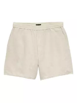 Шорты из шамбре Prada, нейтральный