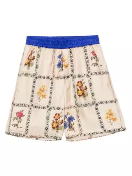 Шорты из шелка Pierre-Louis Mascia, нейтральный