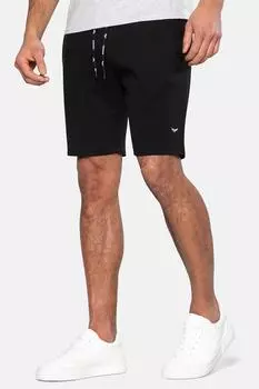 Шорты из смеси хлопка пике Threadbare, черный