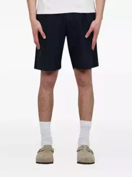 Шорты из смеси льна и хлопка Norse Projects, синий