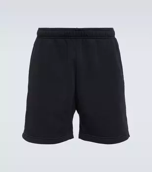 Шорты из смесового хлопка Acne Studios, черный