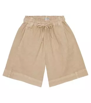 Шорты из смесового хлопка Il Gufo, бежевый