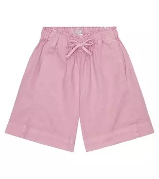 Шорты из смесового хлопка Il Gufo, розовый