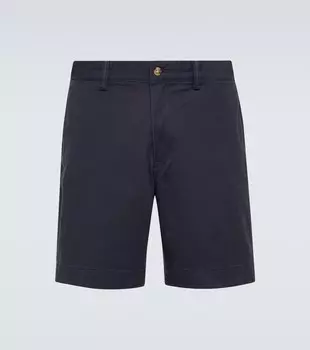 Шорты из смесового хлопка Polo Ralph Lauren, синий