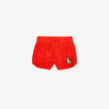 Шорты из смесового хлопка с вышитым логотипом 4–10 лет Kenzo, красный