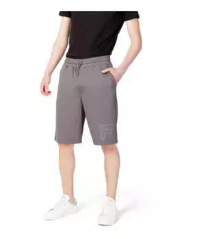 Шорты из смесового хлопка со шнуровкой Fila, серый