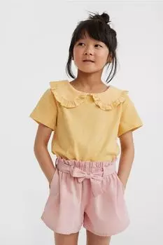 Шорты из смесового льна H&amp;M