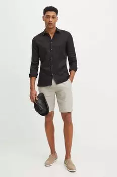 Шорты из смесового льна Medicine, бежевый