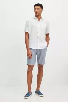 Шорты из смесового льна Medicine, серый