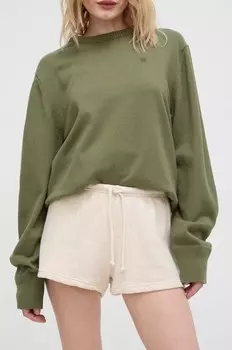 Шорты из смесового льна SHORT COURT American Vintage, бежевый