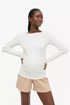 Шорты из тисненой ткани H&M, бежевый