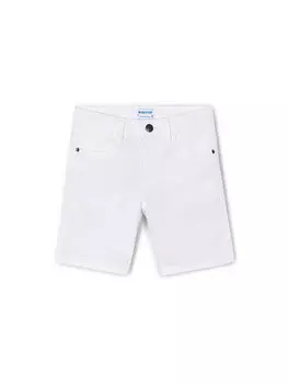 Шорты из ткани обычного кроя 204 Mayoral, белый