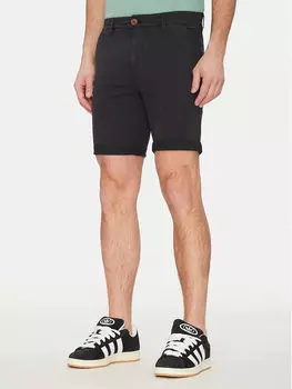 Шорты из ткани обычного кроя 20717939 Blend, черный