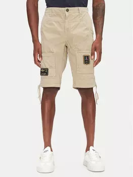 Шорты из ткани обычного кроя 251BE041CT1122 Aeronautica Militare, бежевый